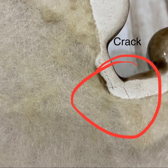 Vintage Ceramic Pottery Sleeping Hound Dog Sculpture Large Figurine - Picture 11 of 11